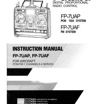 16IZ Printed Manual – FutabaUSA